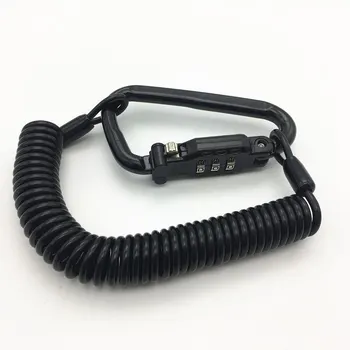 

New Motorcycle Helmet Lock PIN Locking Carabiner Device Heavy Duty Universal for Cabinets Luggage