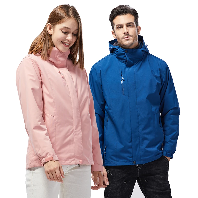 

Couples Camping Jackets Men and Women Warm and Windproof Waterproof Soft Shell Jacket Travel Outdoor Outing Hiking Jacket