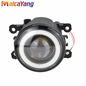 

2pcs/lot Car Accessories 90mm Angel eye + LED Fog Lamps For Renault MEGANE 2/3/CC Fluence Koleos SANDERO STEPWAY