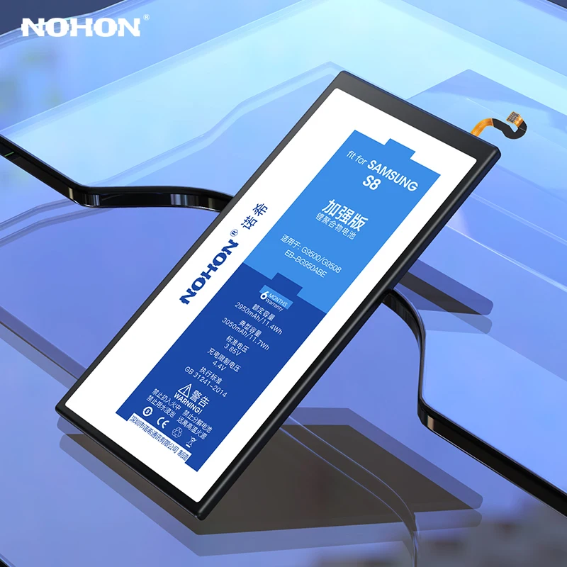 NOHON EB-BG950ABE EB-BG935ABE Батарея для samsung Galaxy S8 G950F S7 S6 край G930F G920F G935F G925F Замена телефон Батарея