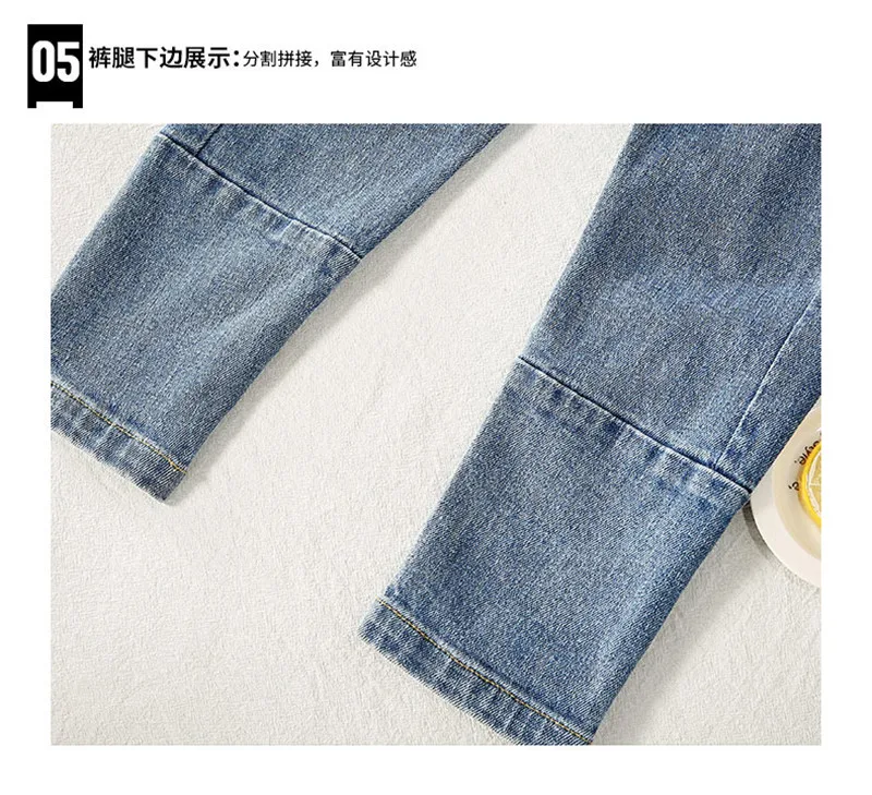 Autumn Casual Trousers Boys Jeans Infantil Bottom Children Denim Kids Clothing Baby Pants Jean Teenager Clothes Boys Pants 3-13T