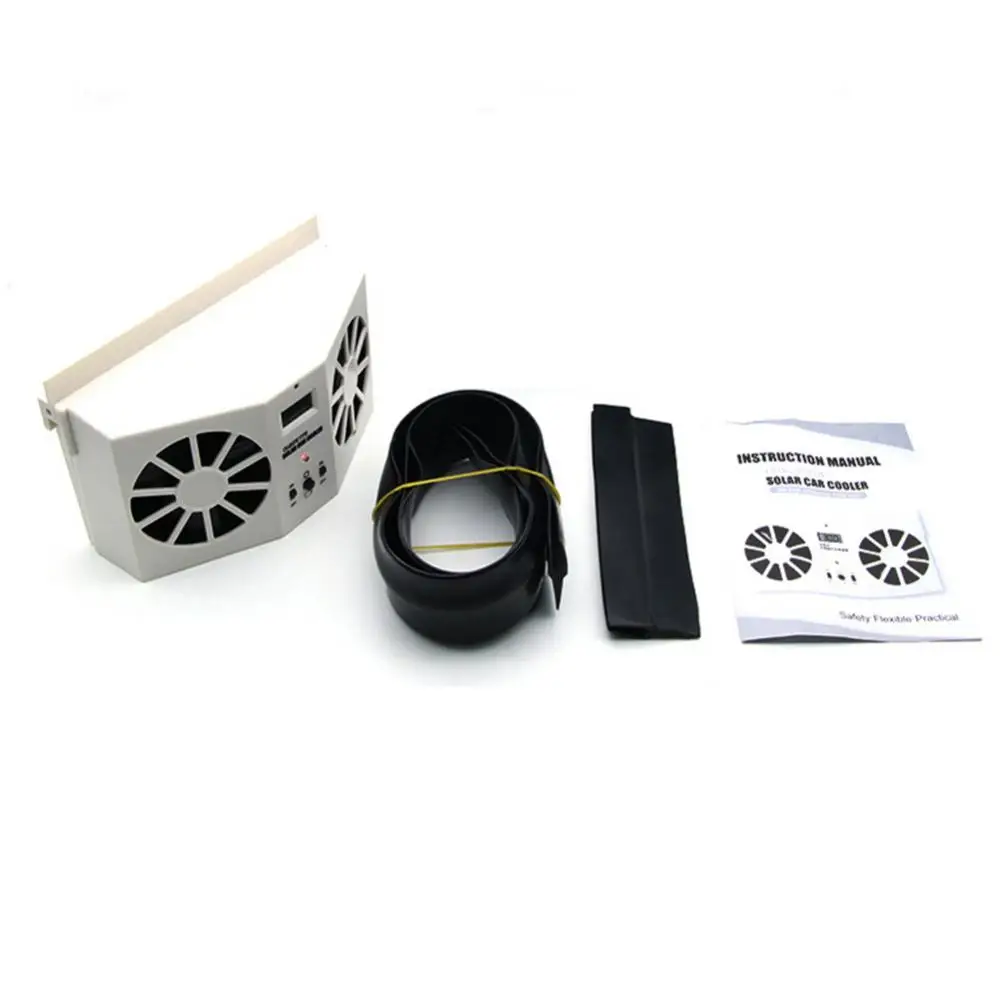 Car Auto Solar Powered Fan Cooler Window Air Vent Vehicle Ventilation Radiator car fan