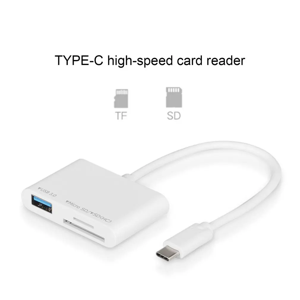 3 в 1 usb type C кард-ридер USB C концентратор адаптер USB-C USB OTG TF SD Micro USB для Macbook Micro USB