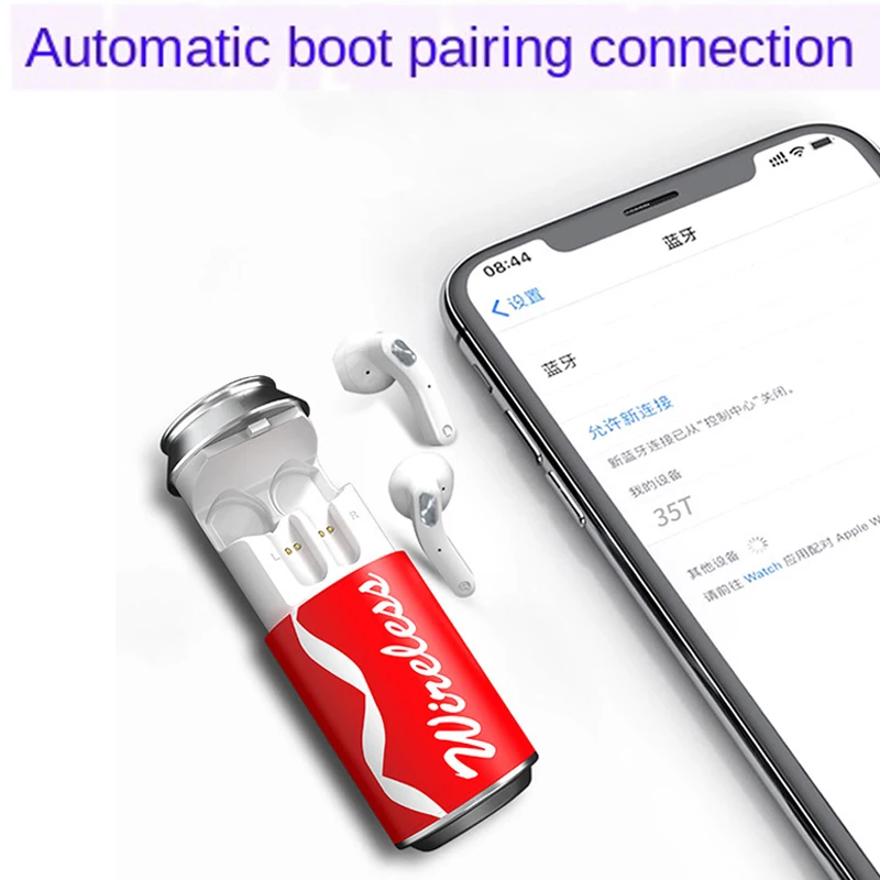 2020 Wireless Bluetooth 5 0 Headset Creative Fashion Surprise Gift Cans TWS Sports Noise Reduction In ear Stereo Earphone
