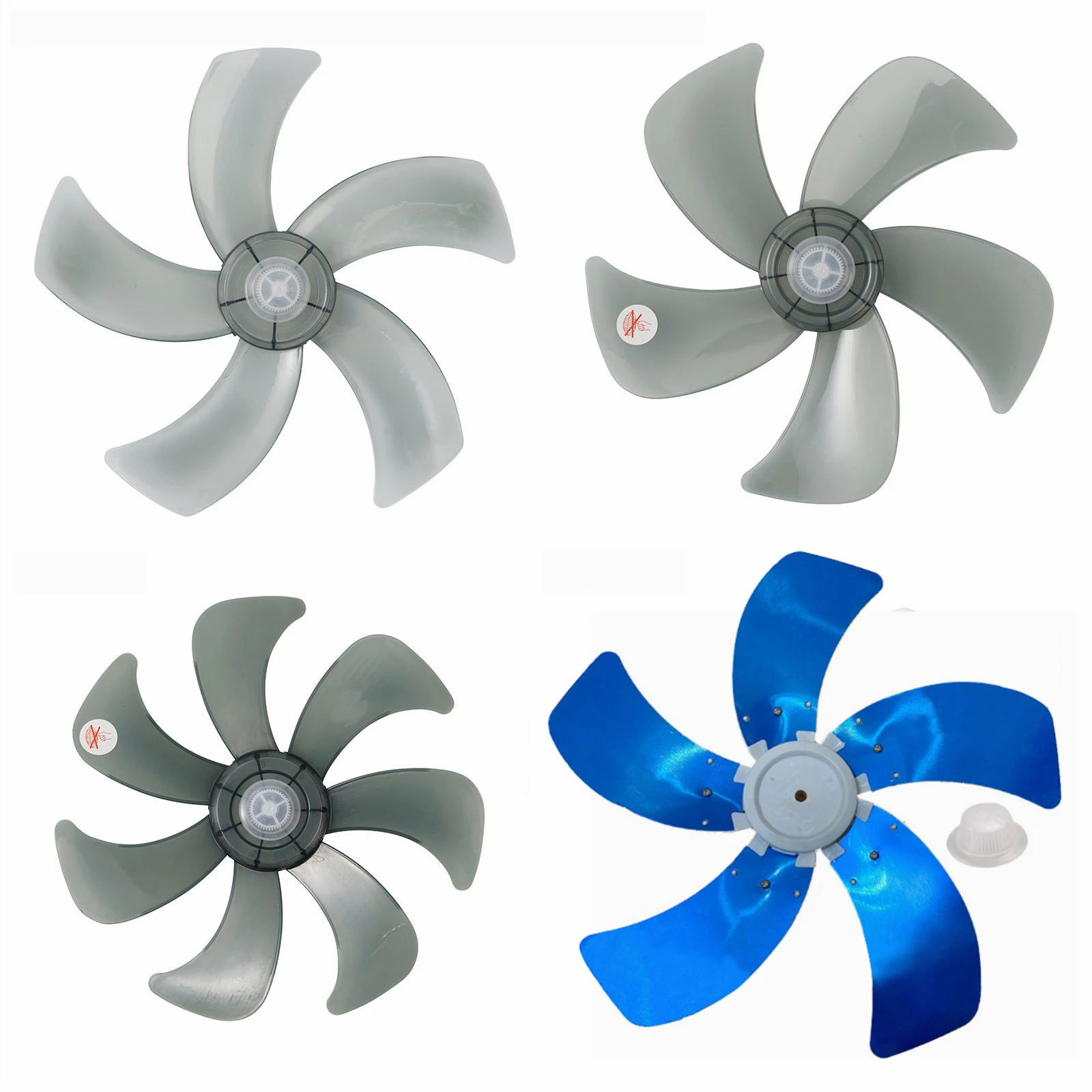5/7 Leaves Plastic Silence Fan Blades with Nut Cover for Big Wind 16 Inch  Standing Pedestal Fan Table Fanner Fan Accessories|HVAC Systems & Parts| -  AliExpress