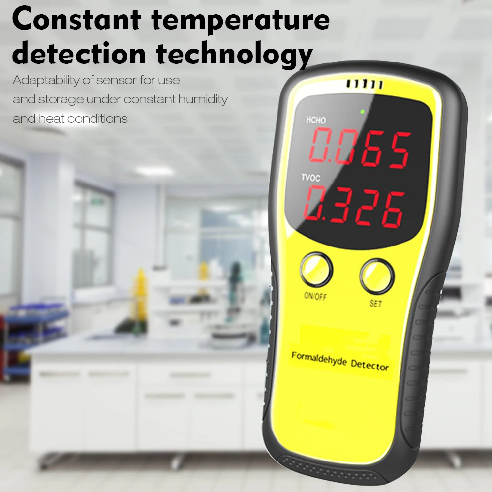 KKMOON автомобильный тестер формальдегида CO2 HCHO TVOC Универсальный HD светодиодный цифровой дисплей тестер автомобильный диагностический инструмент автомобильный тестер