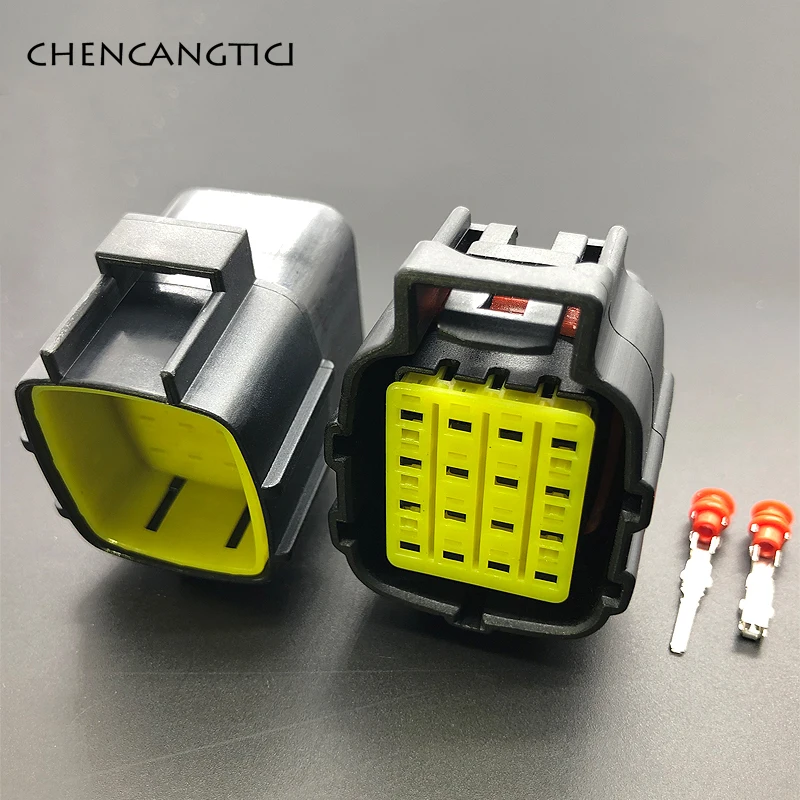 Electrical connectors 1 set 1 2 3 4 6 8 10 12 16 pin Denso 1.8mm car waterproof male female for truck socket