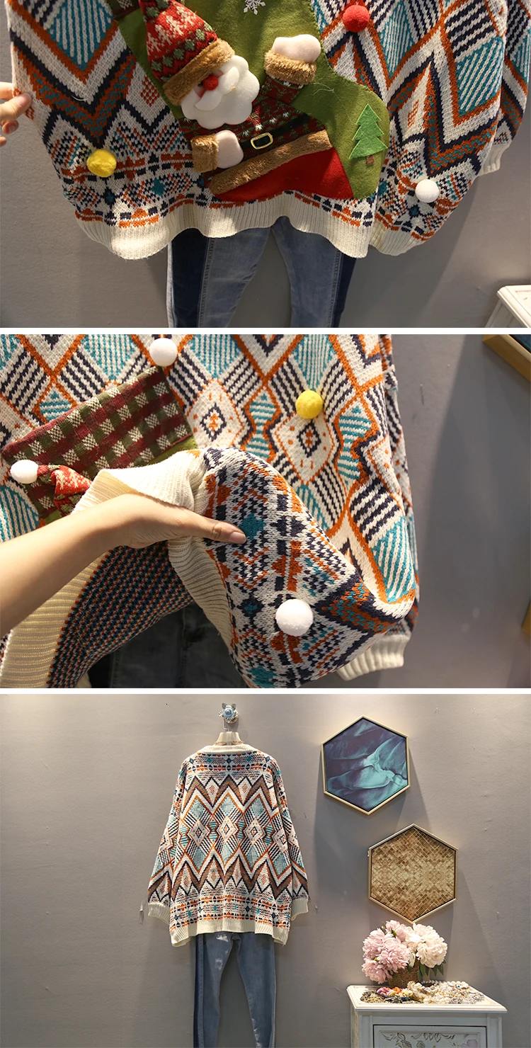 SuperAen Winter New Korean Style Pullovers Sweaters Women Casual Wild Casual Ladies Sweaters Loose Pluz Size Tops Female