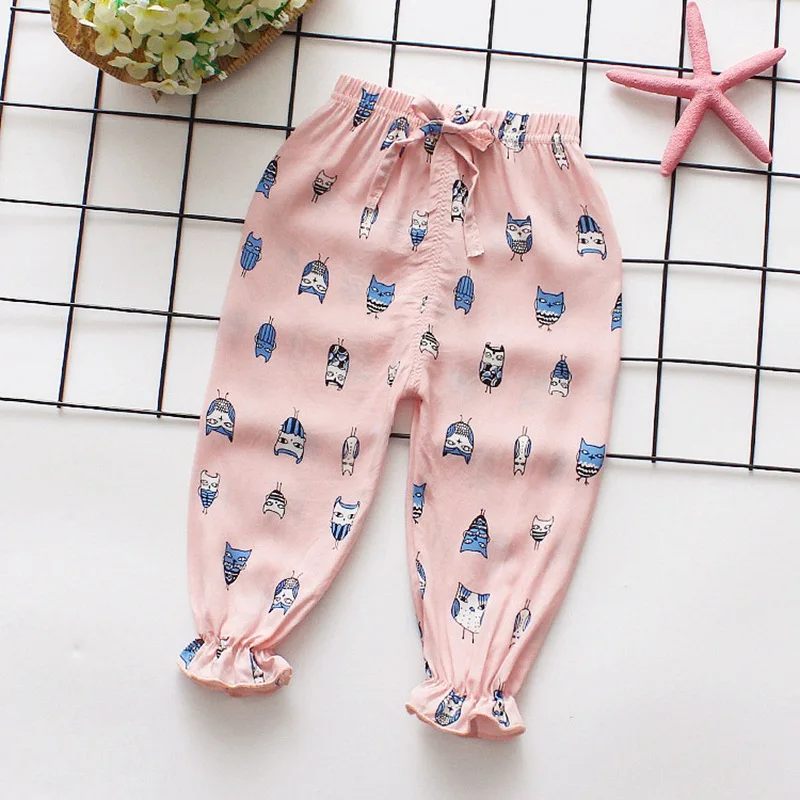 2018-Autumn-Summer-Baby-Girls-Lantern-Pants-Loose-Trousers-Animals-Printed-Kids-Clothes-Pants-Infant-Cartoon