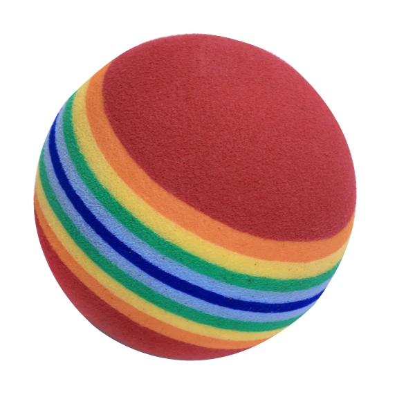 40 PCS Soft Sponge Rainbow Golf Indoor and Outdoor Practice Training Aids for Approach Shot Practice