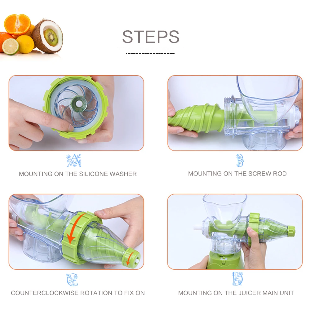 

Hot Multifunctional Juicing Machine Press Fruit Juicer Detachable Fruits Hand Crank Juicer Juice Extractor Practical Manual Juic