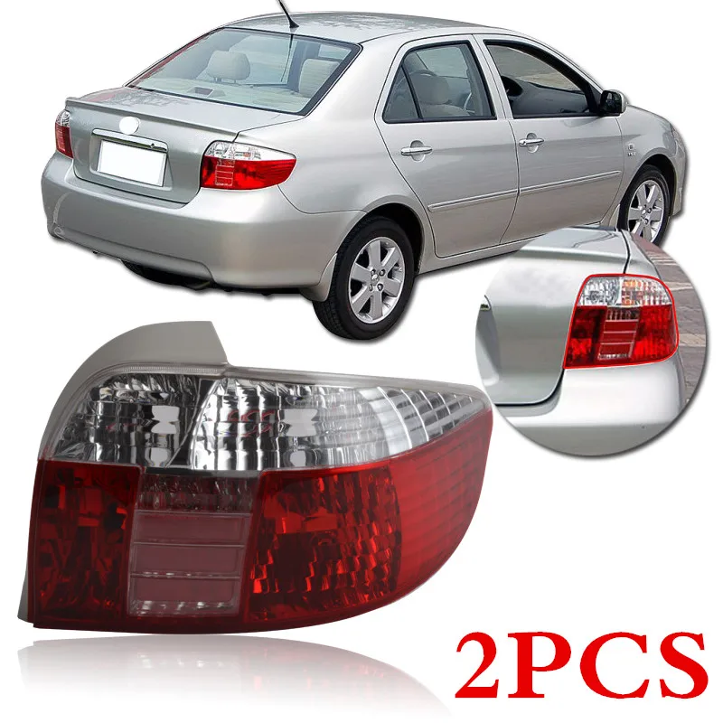 CAPQX 2 шт задние лампы светильник задний taillamp для VIOS/SOLUNA VIOS AXP4 #2005 2006 2007 81561-0D140 81551-0D140