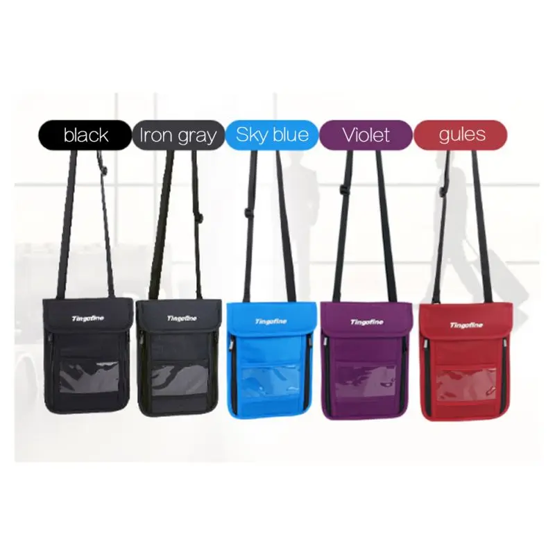 Спортивная сумка через плечо для паспорта многофункциональный навесной шейный