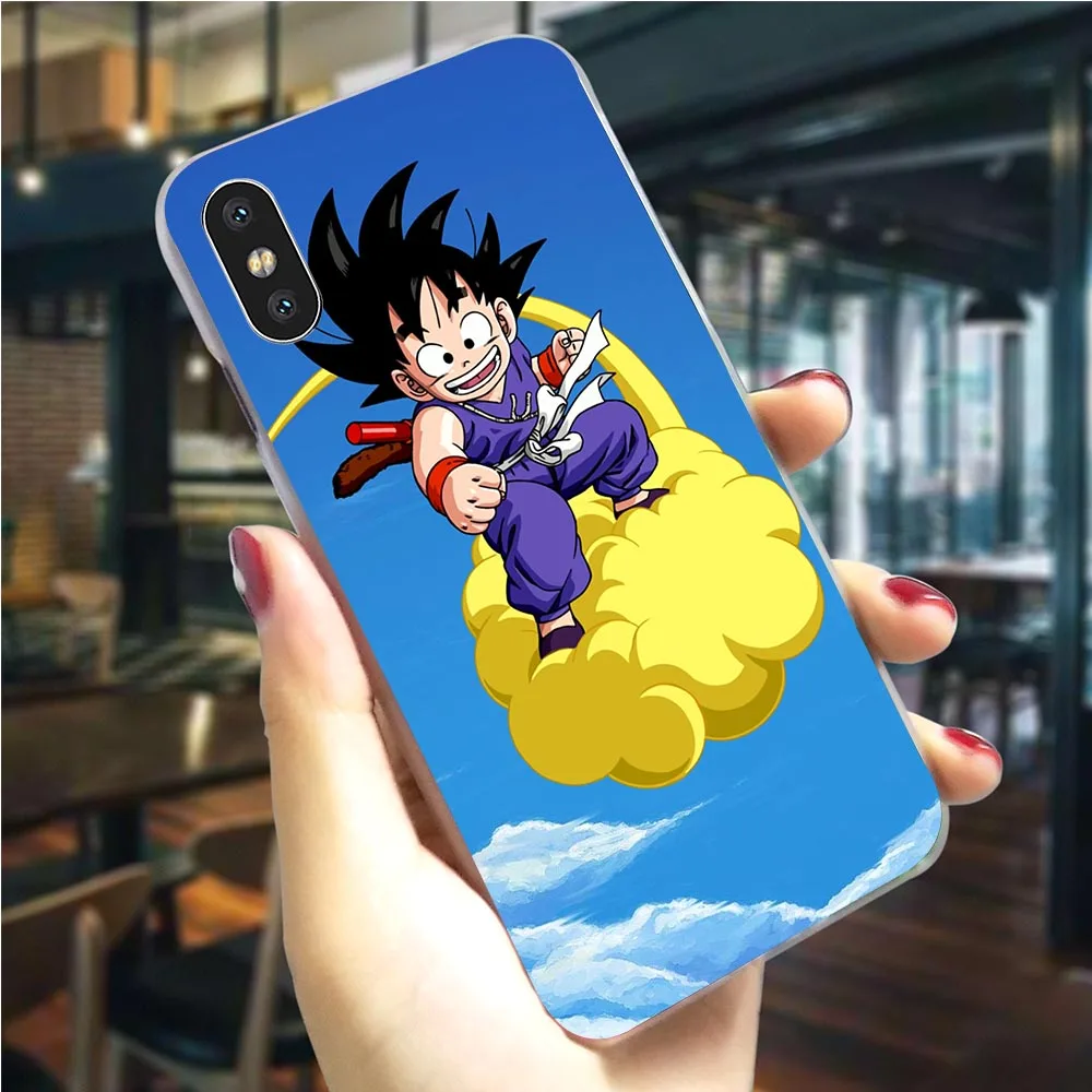 Тонкий чехол для телефона Dragon Ball Z чехол для iPhone 7 Plus 5 5S SE 6 6 S/6 6S Plus 7 8/8 Plus X XS XR Xs Max, Жесткий Чехол