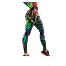 Женские леггинсы с принтом c высокой талией, эластичные тонкие тренировки Полиэстеровые леггинсы нет с прозрачными вставками, женственные Хип Леггинсы