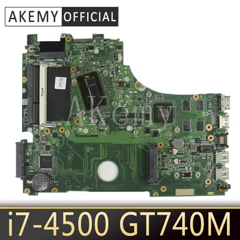 

For ASUS A750J K750J K750JB X750JB X750JN laptop Motherboard Mainboard test 100% OK i7-4500 GT740M/2GB free Heatsink+4GB RAM