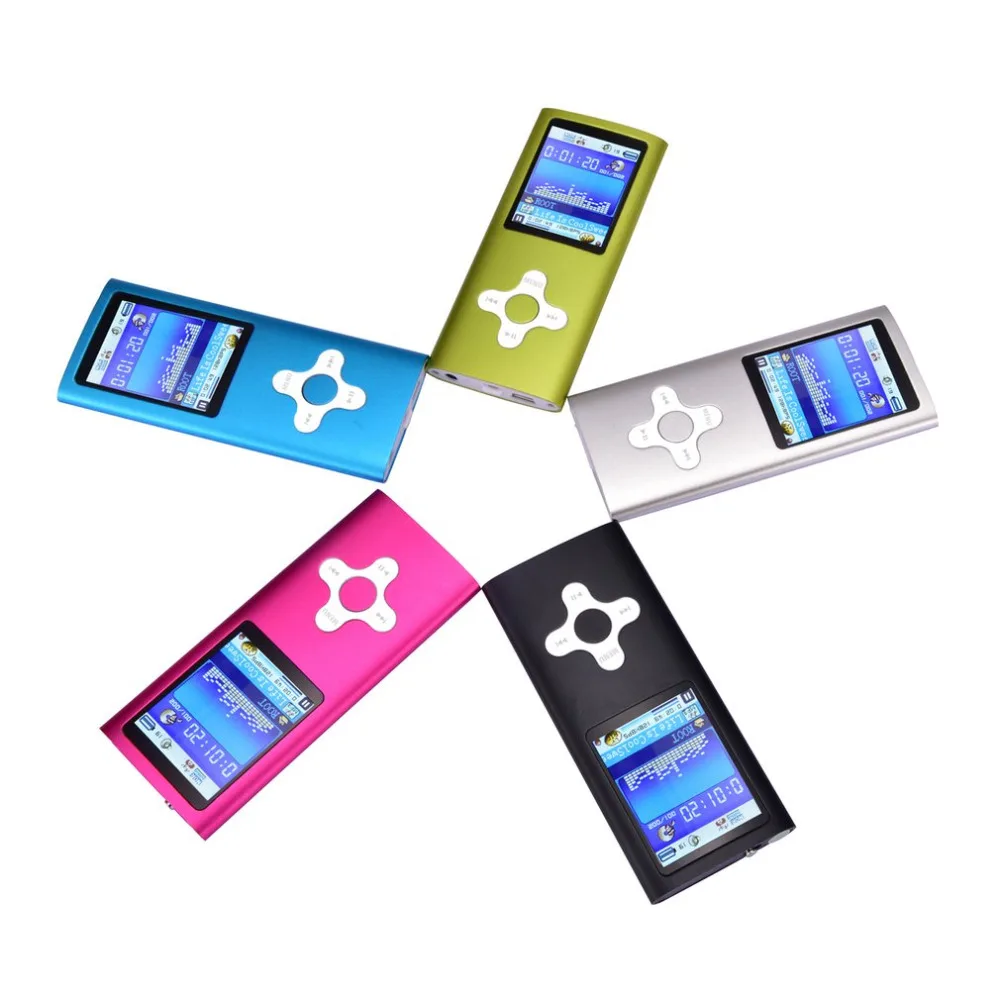 Fashionable Design 1.8 Inch Screen MP4 Player Built-in 8GB/16GB Memory Video Raido FM Player Music Player Voice Recorder