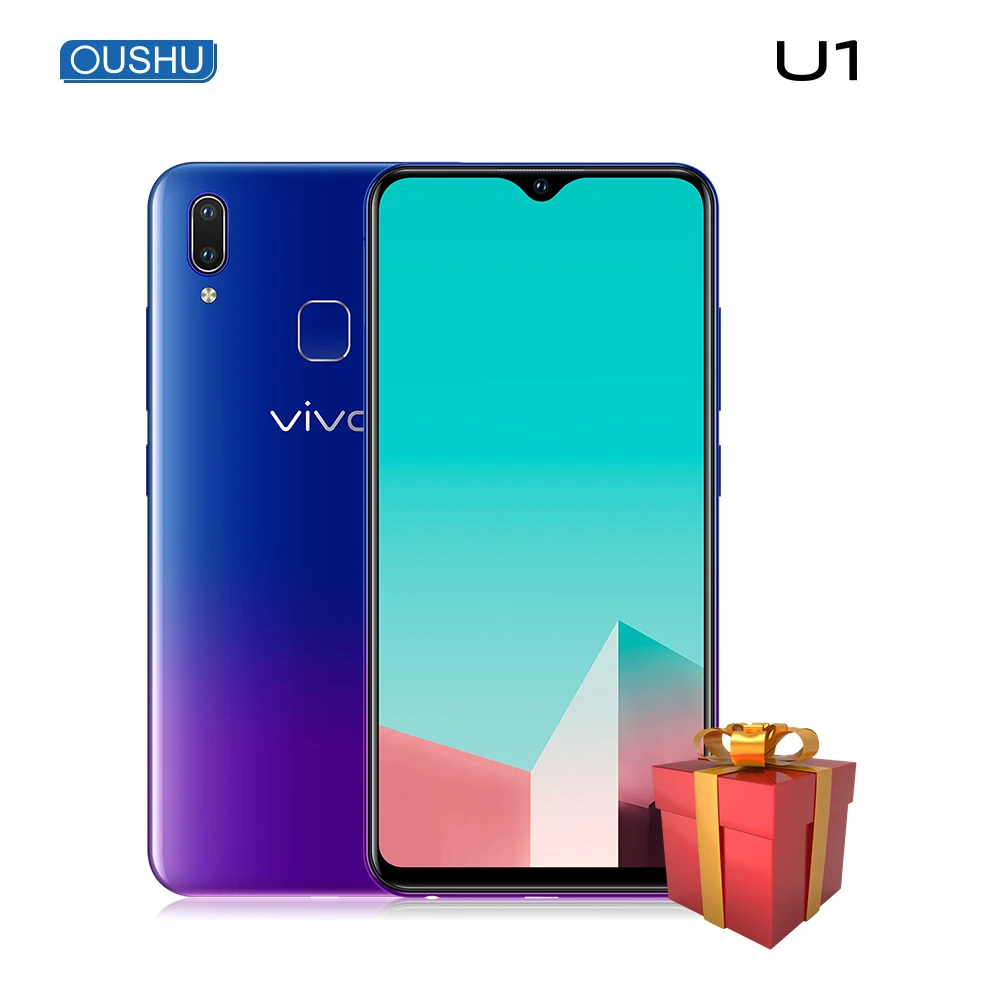 Оригинальный vivo U1 6 2 ''экран 3G ram 32G rom мобильный телефон Snapdragon439 Восьмиядерный