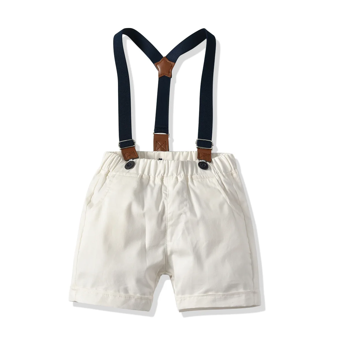 

AliExpress Europe And America Children Childrenswear Summer Casual Shorts Cotton Baby Suspender Pants Manufacturers Direct Selli