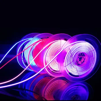 

COB LED Strip Light Colorful DC12V 512 LEDs/m High Density Flexible FOB COB Led Lights Warm White Purple Red Auto Car Decor