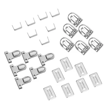 

10 Sets Iron Push Lock Lock Clasp Handbag Bag Replacement Buckle for Leather Bag
