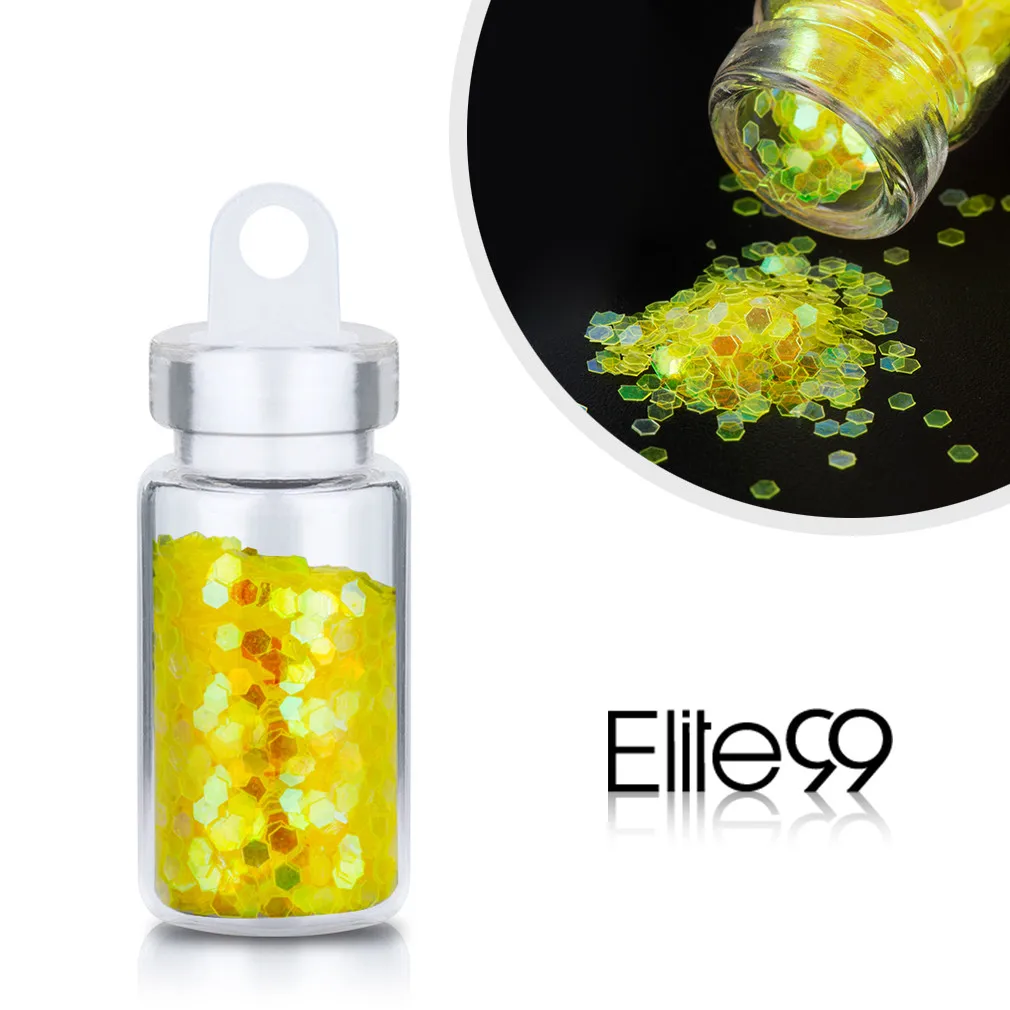 Elite99 Colorful Acrylic Nail Sequins Shining Paillette Decor Mini Bottle Nail Art Glitter Decoration Manicure For DIY Nail Art - Цвет: 001-C50