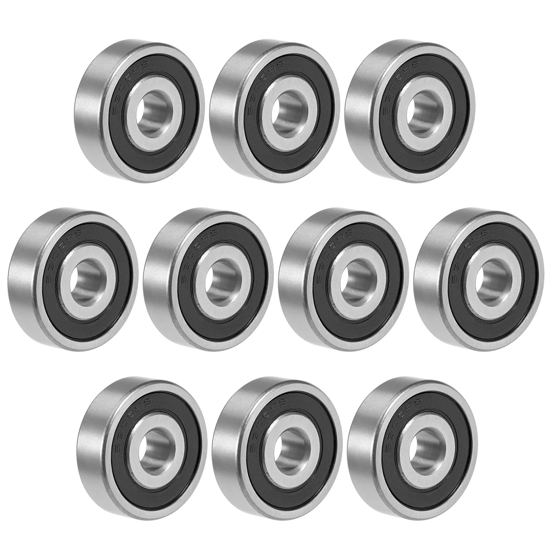 Uxcell 6300-2RS глубокий шаровой подшипник 10x35x11 мм двойные герметичные хромированные подшипники 10 шт