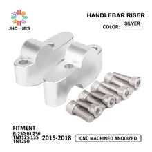 Мотоцикл Алюминий на руль велосипеда, крепление рельса для рукоятки Подъема Зажим Для Бенелли BJ250 TNT125 TNT135 TNT250