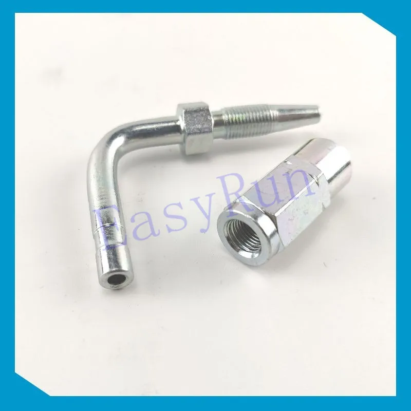 Hydraulic Hose and Fittings 8.6*4.2 6MM With slot Right angle 90 degree fittings--20pc/bag