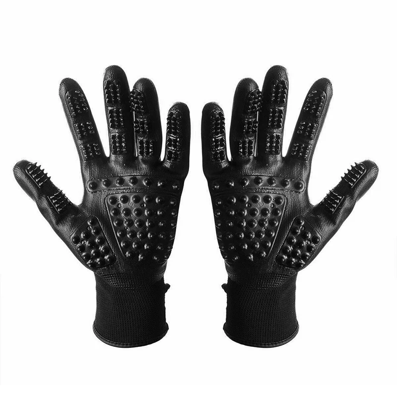 Dog Cat Horse Grooming Gloves Pet Animal Cleaning Massage Glove Gentle Effective Bathing Hair Remover Brush Dog Cat Horse Grooming Gloves Pet Animal Cleaning Massage Glove Gentle Effective Bathing Hair Remover Brush