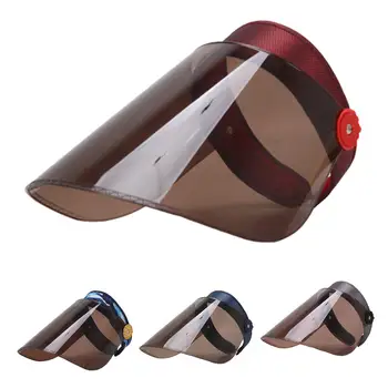 

Summer Anti Droplet Hat Baffle Block Women Adjustable Anti-Spitting UV Protection Outdoor Visor Sun Hat Cap Full Face Mask