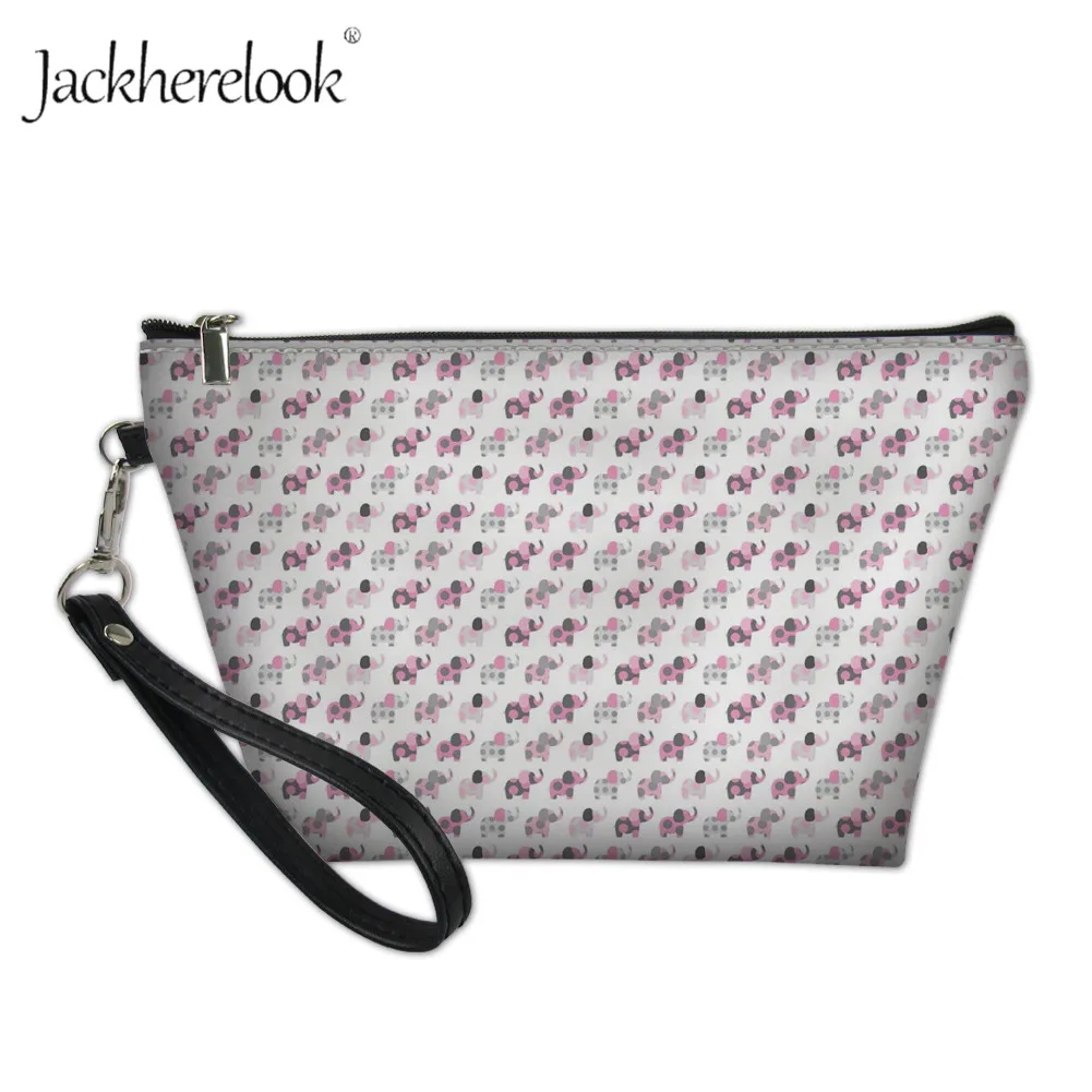 Jackhereook мультфильм принт слон косметичка Fahion Африканские животные макияж сумки для женщин Красивые туалетные хранения Чехол