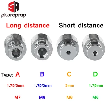 

V6 Cooling Tube All Metal J-head Hotend Block Head extruder for 1.75mm 3.0mm Long or Short Distance 3D Printer Part Wholesale