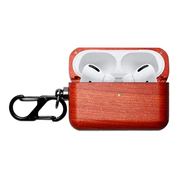 

Wooden Protective Cover Case for Apple AirPods Pro Bluetooth Wireless Earphone Accessories Charging Box Shockproof Protector