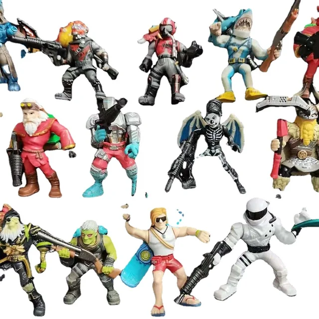 5.5-7cm Fortnites Action Figures Dolls Collection Cartoon Series Anime Model Ornaments PVC Toys Kids Birthday Christmas Gift 1