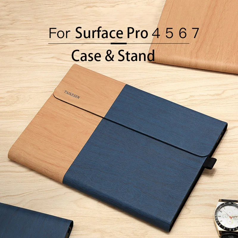 Чехол-подставка для планшета Microsoft Surface Pro 7 6 4 чехол ноутбука 12 дюймов