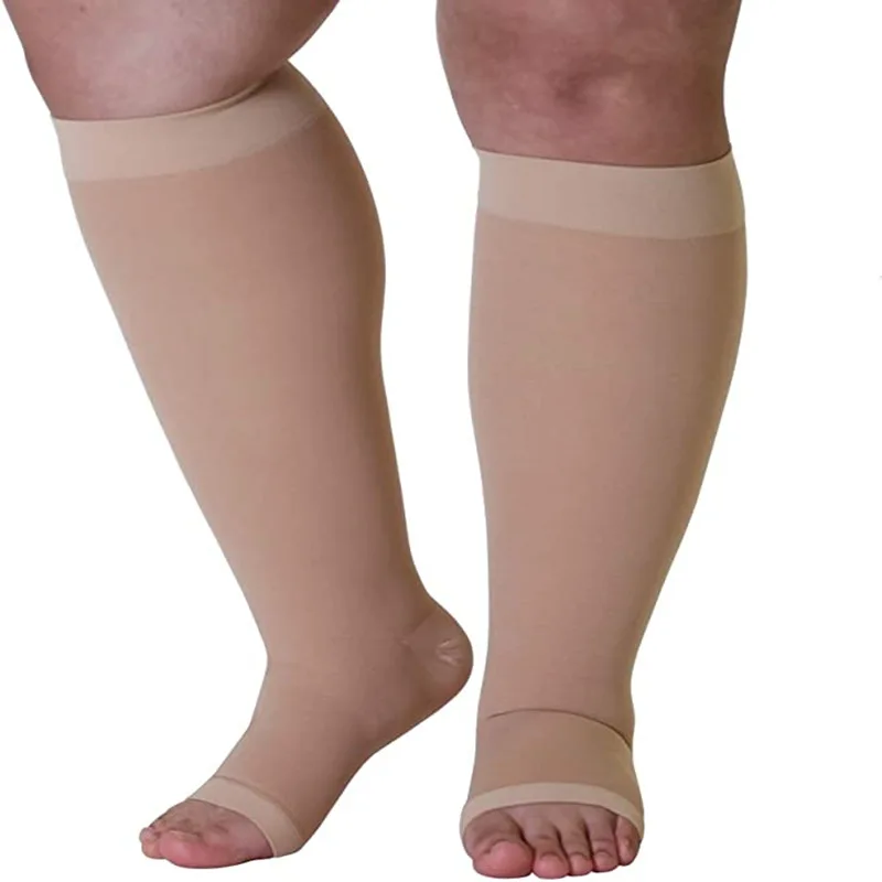 Big Size Compression Stockings Plus Size One Pair Compression Stockings Anti-varices 2XL/3XL/4XL/5XL Stockings Sport Running Men