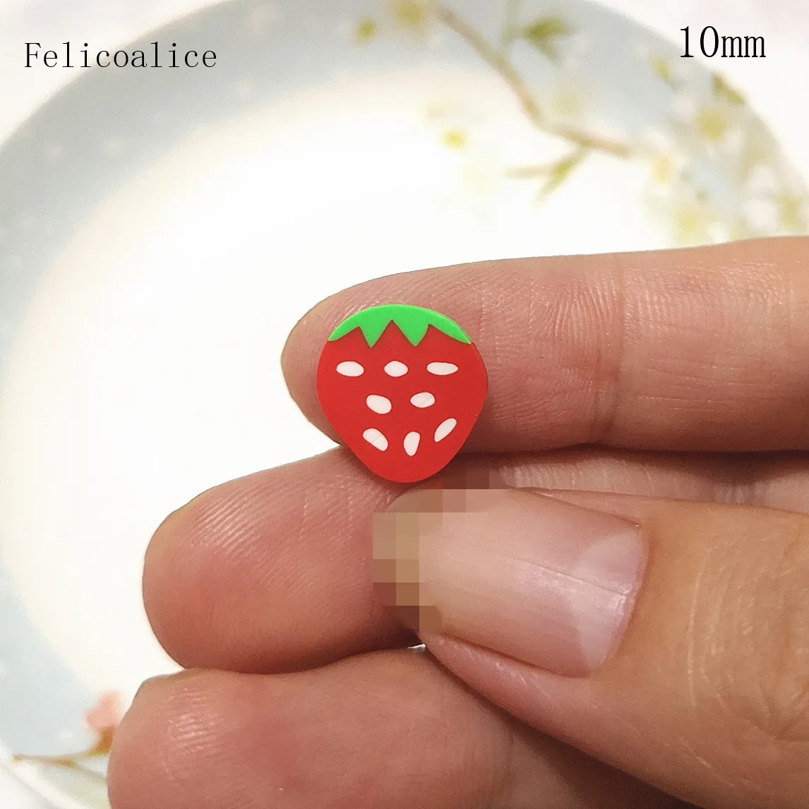 500 g 10 mm weiche Fruchtscheiben aus Polymerton, Streusel für Schleimstreuer, Karte, Schleimfüllung, gefälschte Kuchen, Dessert, Lebensmittelpartikel – Detail 8