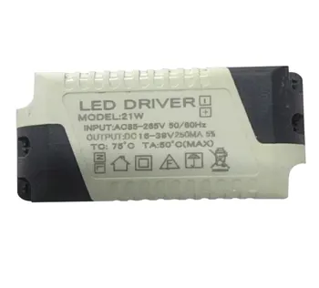 

1Pc New Dimmable/Non-Dimmable LED Light Lamp Driver Transformer Power Supply 6/9/12/15/18/21W