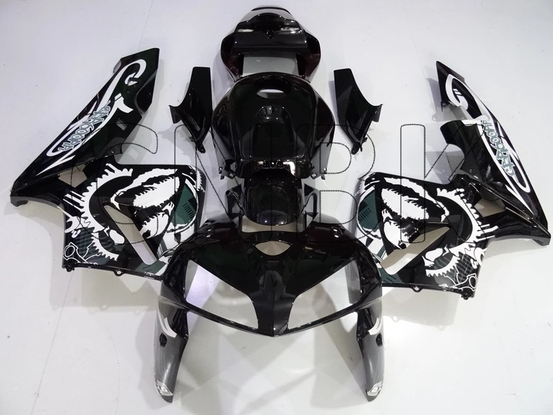 INJECTION mold Для CBR600 RR 06 мотоцикл обтекатель CBR 600 RR 06 черный графитти обтекатель для Honda CBR600RR 2005-2006 набор для всего тела - Цвет: INJECTION mold