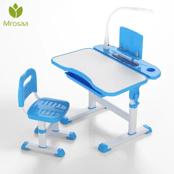 

Mrosaa Multifunctional Kid Study Table Children Homework Desk Ergonomic Student Adjustable Desk And Chair Combination Desktop