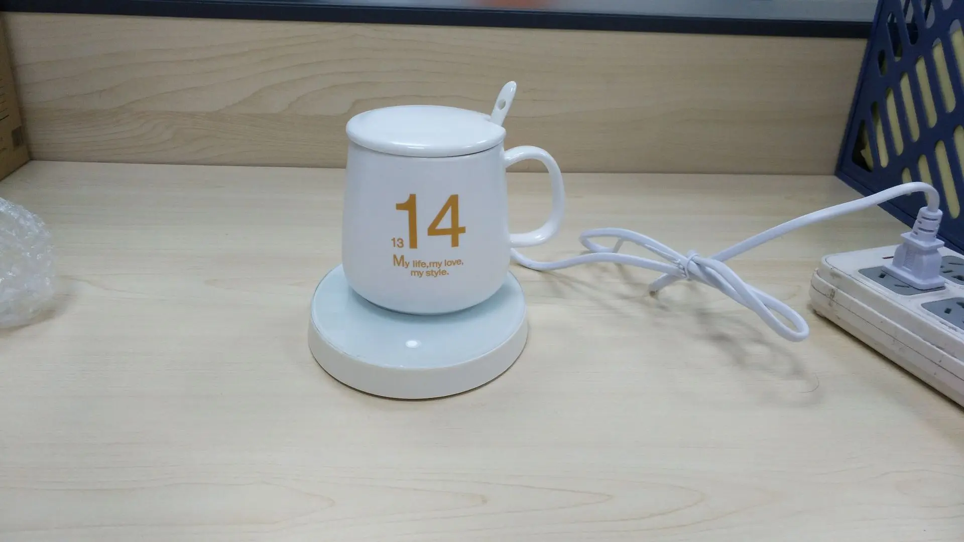 Smart Insulated Cup Warmers Warm Milk Office Insulated 55 Degrees Heating Base Electric Glass Teacup Thermostat