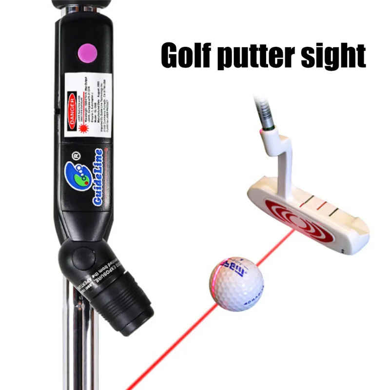 Golf Putter Laser Sight Indoor Education Putter Target Putt Help Practice Battery Operated