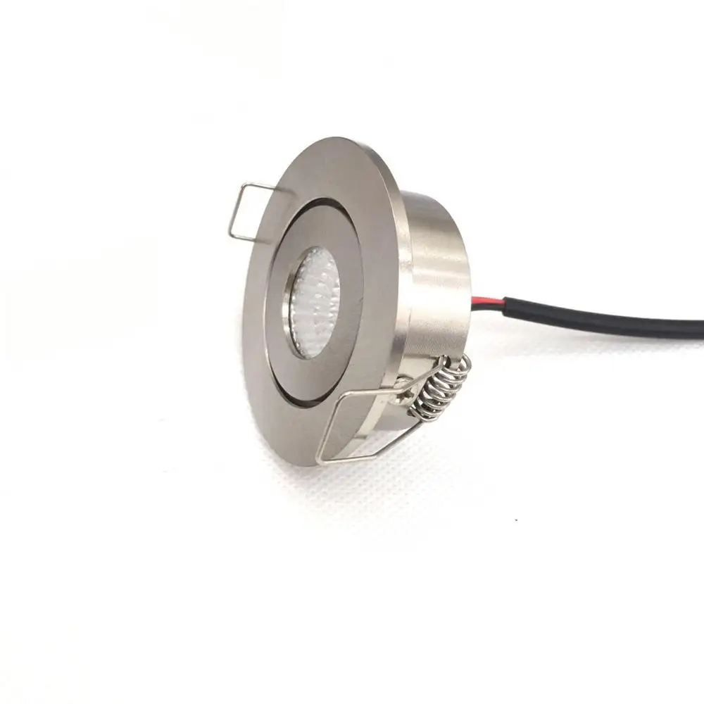 1 шт./лот 3 Вт маленькие светодиодные светильники встраиваемые мини регулируемые