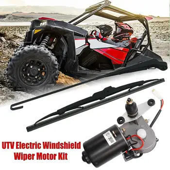 

Universal 18" inches Flat Windshield Wiper Motor Kit UTV Electric Windshield Wiper Motor Kit Tank for Polaris For Ranger RZR 900