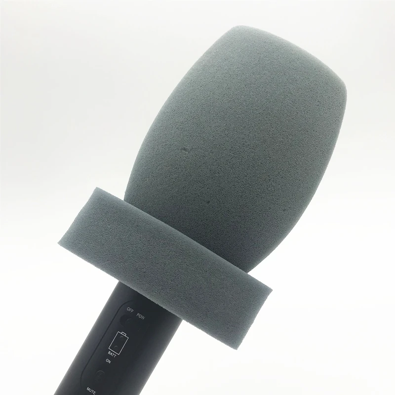 Linhuipad общего назначения печати логотип микрофон ветровые экраны ручной микрофон лобовое стекло микрофон пены Чехлы для ТВ