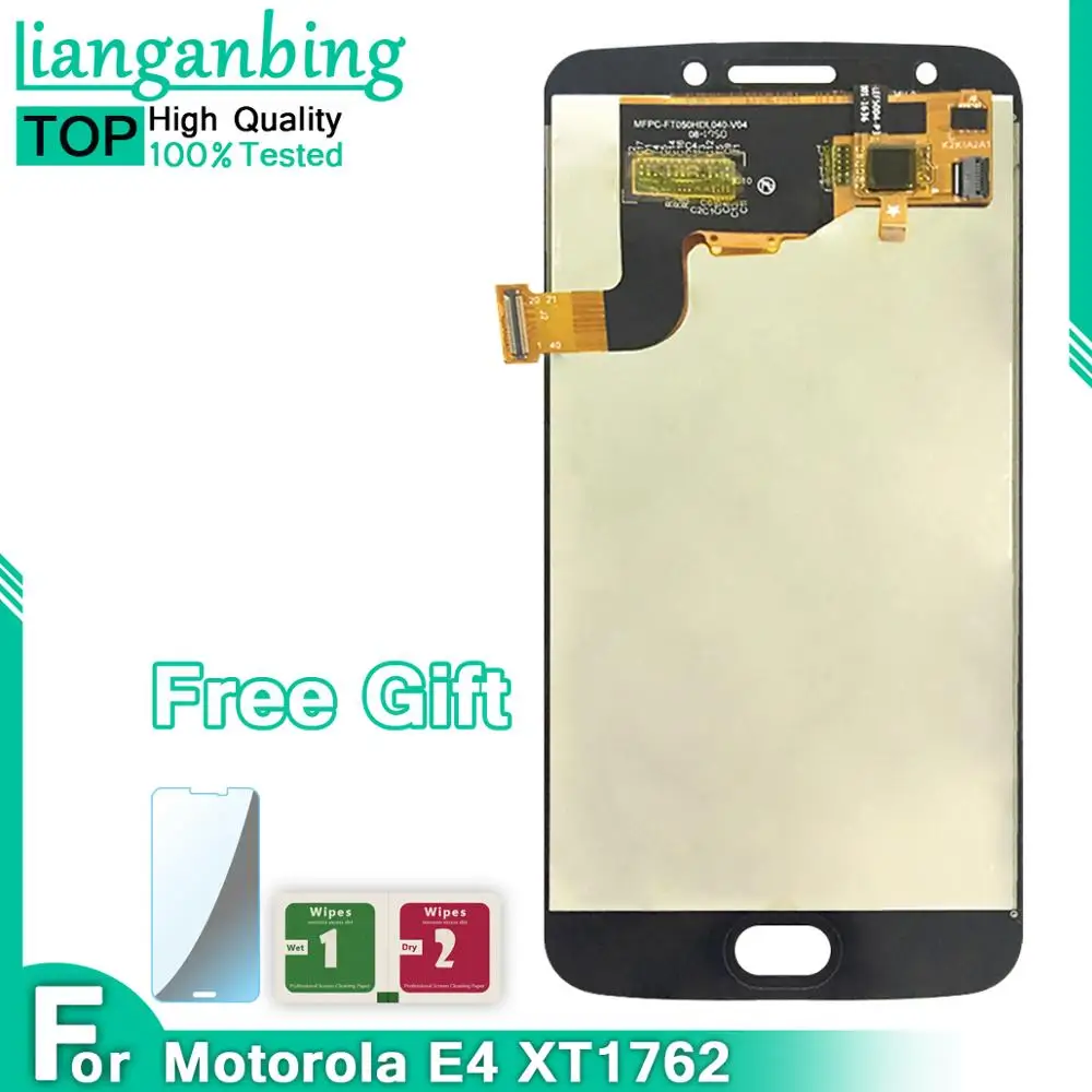 Новый ЖК-дисплей для Motorola Moto E4 XT1762 и сенсорный экран дигитайзер в сборе запасные