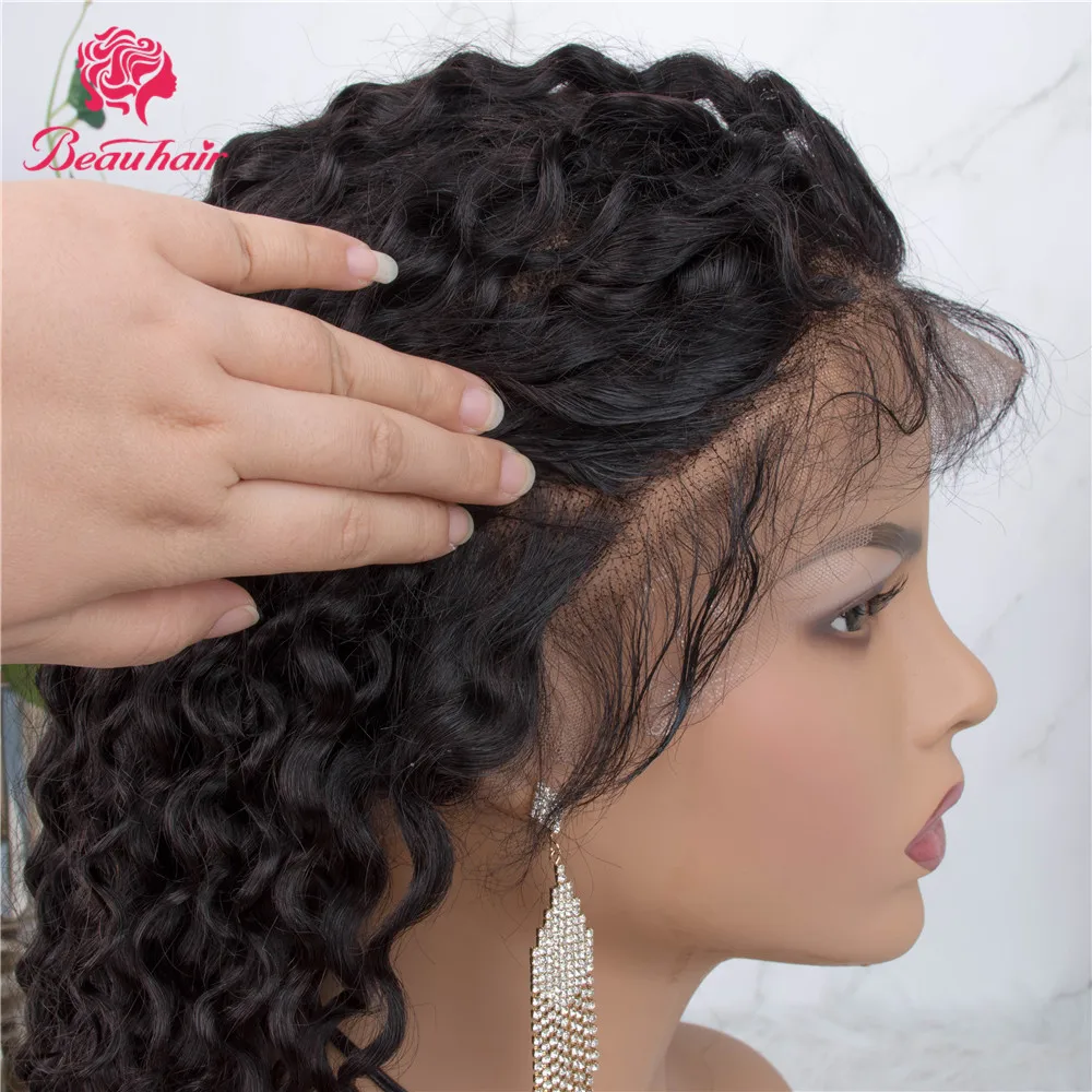 Beauhair бразильский 1 шт. 12-16Kinky кудрявые заколка для хвоста ins Drawstring прическа «конский хвост» для наращивания для женщин не Реми волос