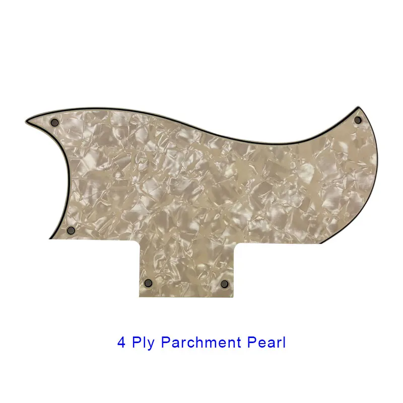 Pleroo Custom гитара pickgaurd-для 61 SG Гитара Pickguard скретч пластина, несколько цветов - Цвет: Parchment Pearl
