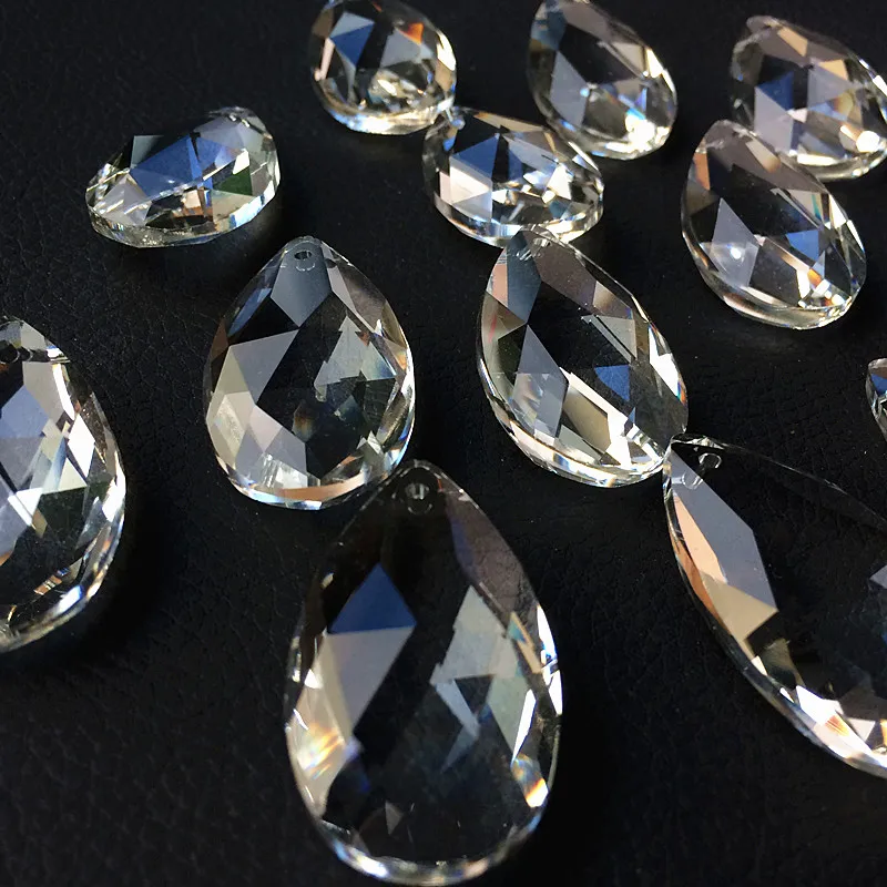 

Заводская цена, 300 шт./лот + 38 мм K9 Оптический прозрачный кристалл, ангел в форме слезы, подвески, ловушка солнца для украшения рождественской елки